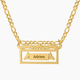 Custom Name Necklace Stainless Steel