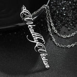 Personalized Name Necklace Pendant Anniversary Piercing