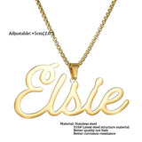 Personalized Stainless Steel Name Necklace Pendants