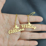 Custom Anime Cartoon Pendant Name Necklace Kids Birthday