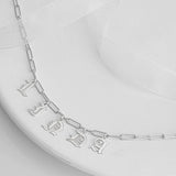 Antiquity English Initials Letter Name Necklace
