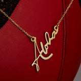 Personalized Stainless Name Necklace, Custom Jewelry, Minimalist Gift