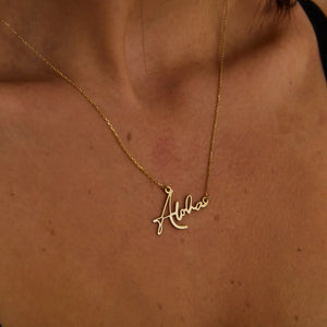 Personalized Stainless Name Necklace, Custom Jewelry, Minimalist Gift