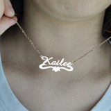 Personalized Golden Choker Name Necklace Stainless Steel