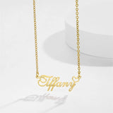 Personalized Golden Choker Name Necklace Stainless Steel Jewelry