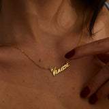 Custom Name Necklace Gold - Personalized Gift For Lover