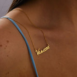 Custom Name Necklace Gold - Personalized Gift For Lover