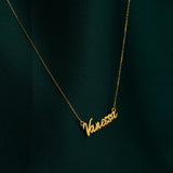 Custom Name Necklace Gold - Personalized Gift For Lover