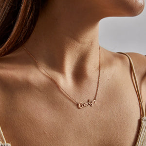 Personalized Name Necklace, Stainless Steel, Christmas Gift