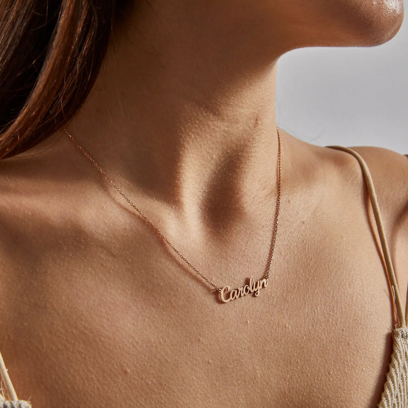 Personalized Name Necklace, Stainless Steel, Christmas Gift
