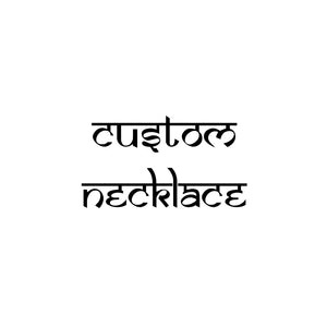 Custom Name Necklace Stainless Steel Choker