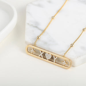 Name Necklace Personalized Letter Stainless Steel Necklaces