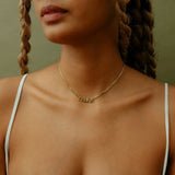 Personalized Name Necklace with 3mm Cuban Chain Stainless Steel Pendant