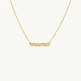 Personalized Name Necklace - Stainless Steel Plated - Birthday Gift
