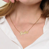 Personalized Name Necklace-Custom Nameplate Necklace