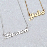 Personalized Name Necklace-Custom Nameplate Necklace