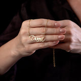 Personalized Name Necklace, Stainless Steel Nameplate Jewelry