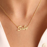Personalized Name Necklace,Gold Necklace,Stainless Steel,Christmas Gift