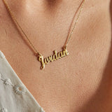 Name Necklace, Personalized Stainless Steel Dainty Necklace