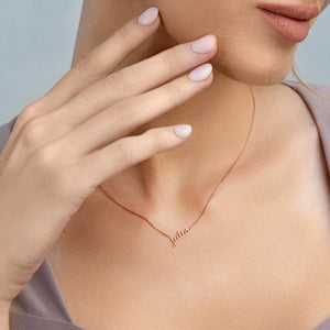Petite Name Necklace - Personalized Stainless Steel Necklace