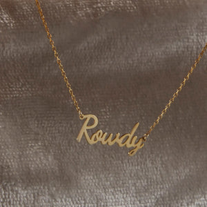 Personalized Name Necklace Stainless Steel Christmas Jewelry