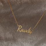Personalized Name Necklace Stainless Steel Christmas Jewelry