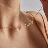 Personalized Name Necklace Stainless Steel Christmas Jewelry