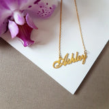 Personalized Name Necklace Stainless Steel Custom Pendant Christmas Gift