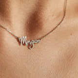 Name Necklace,Personalized Name Necklace,Stainless Steel Name Necklace