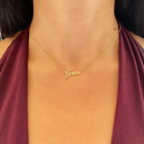 Personalized Name Necklace Stainless Steel Tiny Gift Birthday