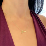 Personalized Name Necklace Stainless Steel Tiny Gift Birthday