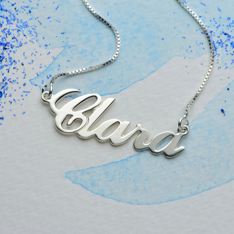 Customized Name Necklace Stainless Steel