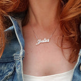 Customized Name Necklace Stainless Steel