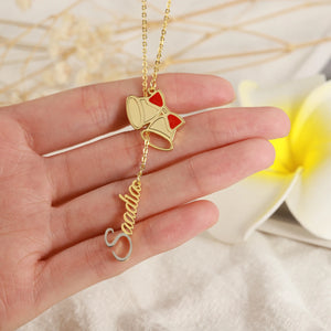 Personalized Name Pendant Necklace 18K Gold-Plated Nameplate Necklaces