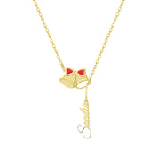 Personalized Name Pendant Necklace 18K Gold-Plated Nameplate Necklaces