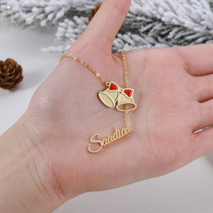 Custom Name Pendant Necklace 18K Gold-Plated Nameplate Gift Women