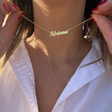Personalized Stainless Steel Name Necklace for Couples - Valentines Gift
