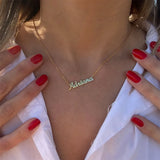 Personalized Stainless Steel Name Necklace for Couples - Valentines Gift