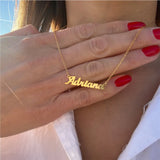 Personalized Stainless Steel Name Necklace for Couples - Valentines Gift