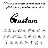 Name Necklace Personalized Stainless Steel Chain Necklace Pendant Necklace