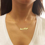Custom Stainless Steel Nameplate Necklace