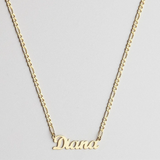 Personalized Name Necklace Stainless Steel Letter Pendant Chain