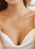 Stainless Personalized Cursive Name Necklace-Minimalist Jewelry