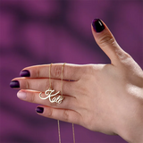 Stainless Steel Name Choker Necklace for Women