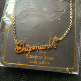 Personalized Name Necklace Stainless Steel Chain Jewelry Gift Women