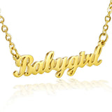 Custom Stainless Steel Name Necklace Choker