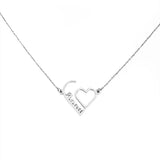 Heart NamePlate Pendant Personalized Name Necklace for Women