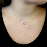 Heart NamePlate Pendant Personalized Name Necklace for Women