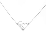Heart NamePlate Pendant Personalized Name Necklace for Women