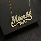 Personalized Butterfly Pendant Necklace Stainless Steel Material